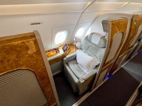 Emirates restricts first-class award bookings for young children