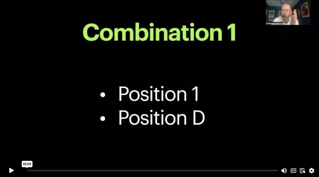 Tennis is a game of combinations. Here’s a beauty!